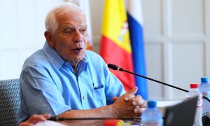 El Alto representante de la Unión para Asuntos Exteriores y Política de Seguridad, Josep Borrell, interviene en una conferencia en la Universidad Internacional Menéndez Pelayo