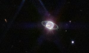 Los anillos de Neptuno captados por el telescopio Webb.