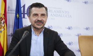 El portavoz del Grupo Parlamentario Popular, Toni Martín.