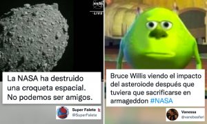 La NASA choca una nave contra un asteroide para desviarlo y los tuiteros no pueden contenerse: "Faltó Aerosmith y Bruce Willis"