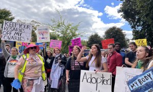 La Marcha de Mujeres, en Washington, Estados Unidos, contra la prohibición del aborto.