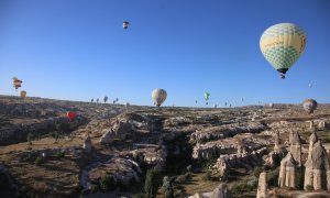 24/7/22 Festival de globos aéreos en Capadocia, a 24 de julio de 2022.