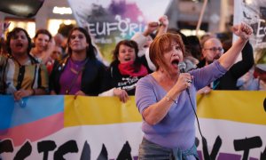 22/10/2022 manifestación para la aprobación de la Ley Trans Madrid