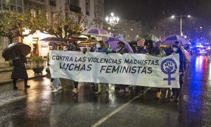 Imagen de archivo de la marcha contra la violencia machista del pasado 25 de noviembre en Santander.