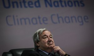 El secretario general de las Naciones Unidas, António Guterres, en la Cumbre del Clima de Sharm el Sheikh (COP27)