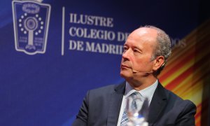 El magistrado y exministro de Justicia Juan Carlos Campo durante la clausura los actos de la semana conmemorativa del 425 aniversario del Colegio de la Abogacía de Madrid (ICAM), en IE University, a 17 de junio de 2022, en Madrid (España).