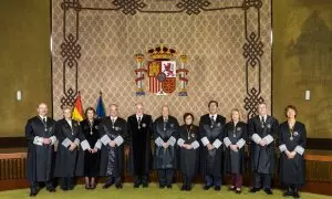 Los actuales once miembros del Tribunal Constitucional, tras la renovación del 9 de enero de 2023.