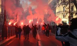 Huelgas en Francia