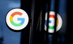 El logo de Google en una Google Store Chelsea en Manhattan (Nueva York, EEUU). REUTERS/Andrew Kelly