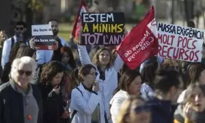 Huelga médicos Catalunya