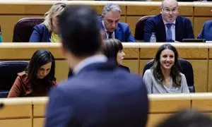 El presidente del Gobierno, Pedro Sánchez, comparece en un pleno del Senado, a 31 de enero de 2023.