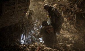 Trabajadores de rescate en Turquía
