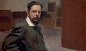 La obra 'Autorretrato', de Joaquín Sorolla.