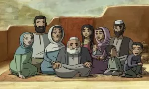 La familia afgana de la protagonista de la película 'My Sunny Maad'