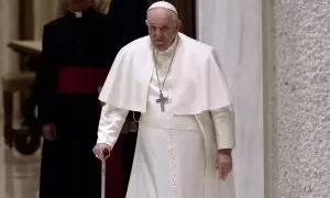 El papa Francisco durante una audiencia en el Vaticano, a 8 de febrero de 2023.