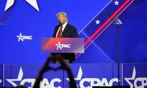 El expresidente estadounidense Donald Trump habla en la Conferencia de Acción Política Conservadora en Maryland (Estados Unidos)