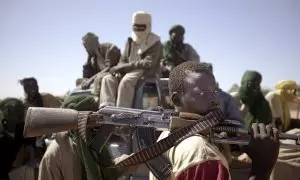 Imagen de archivo de un miliciano en Sudán