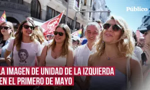 La clase trabajadora desborda las calles el 1 de mayo mientras la izquierda ofrece una imagen de unidad