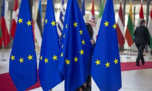 Banderas de la Unión Europea (Archivo)