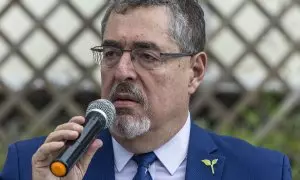 Bernardo Arévalo, líder del partido Semilla y candidato a las elecciones presidenciales de Guatemala.