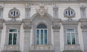 Fachada del Tribunal Supremo, a 7 de julio de 2023, en Madrid.