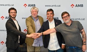 López Mayolas, Balmón, Sierra i Mijoler un cop signat l'acor de govern a l'AMB