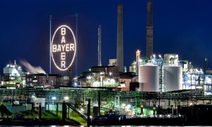 Una planta de fabricación de productos de la farmacéutica Bayer.