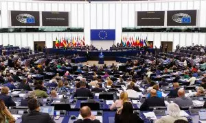 Imagen de una sesión del Parlamento Europeo, en Estrasburgo, a 13 de septiembre de 2023.