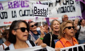 Concentración contra las agresiones sexuales en Madrid, a 1 de septiembre de 2023.