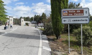 Entrada al Valle de Cuelgamuros, a 12 de junio de 2023, en Madrid.