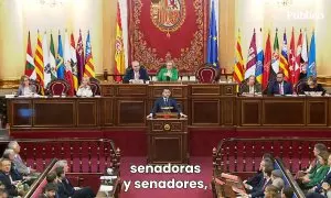 Aragonès defiende en el Senado la amnistía frente al poder territorial del PP