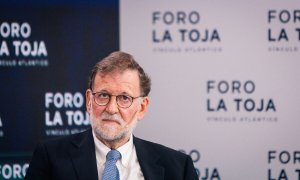 El expresidente del Gobierno Mariano Rajoy participa en un foro en Pontevedra, a 29 de septiembre de 2023.Agostime / Europa Press