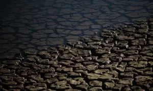 Pantano de Sau. Sequía Catalunya