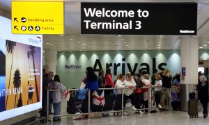 Vista de la sala de llegadas de la Terminal 3 del  aeropuerto de Heathrow, en Londres. EUROPA PRESS/Andrew Matthews/Pa Wire/Dpa
