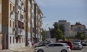 Bloques de pisos en el Polígono Sur de Sevilla.