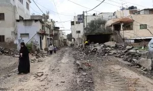 Bombardeo en Yenin, Gaza