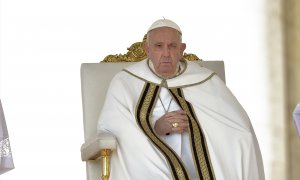 El papa Francisco durante el acto de nombramiento de cardenales en la basílica vaticana de San Pedro, a 30 de septiembre de 2023.