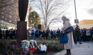 4/3/2024 - Acto homenaje a la víctimas de los atentados de 2004 bajo el lema '11M Recuerdo Vivo', en la estación de Cercanías de Santa Eugenia, a 11 de marzo de 2023, en Madrid, (España).