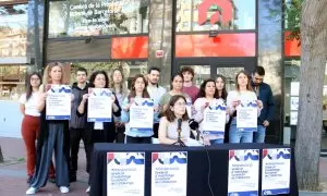 09/05/2024 -La roda de premsa de presentació del Sindicat d'Habitatge Socialista de Catalunya, que s'ha fet aquest dijous a Barcelona.