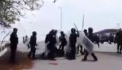 Policías mexicanos atacan a pedradas a estudiantes del Estado de Guerrero