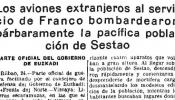 El PP se niega a retirar medallas a Franco en Sestao y no condena sus bombardeos