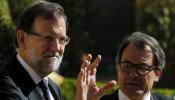 Rajoy defiende ante Mas la españolidad de Barcelona y el valor de la unidad