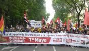 Miles de personas apoyan a Las Marchas de la Dignidad por el 1º de Mayo