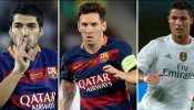 Messi, Suárez y Cristiano, candidatos al Mejor Jugador de la UEFA