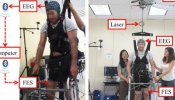 Un hombre parapléjico consigue caminar gracias a la energía de su cerebro transmitida por Bluetooth