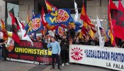 La ultraderecha sólo logra reunir a 100 personas para celebrar en Barcelona el Día de la Hispanidad