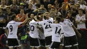 El Valencia y la fortuna suman tres puntos vitales ante el Gante