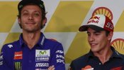 Suspenden la rueda de prensa previa de pilotos en Valencia tras el incidente entre Rossi y Márquez