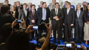 Rivera emula a Rajoy y se rodea de liberales europeos para vender su proyecto de "cambio"