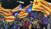 Entidades soberanistas repartirán 30.000 'estelades' antes del partido de Champions entre el Barça y el BATE